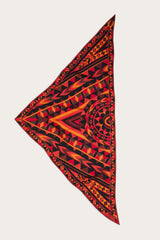 Pucci Manuba Print Silk Triangle Scarf