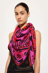 Pucci Soleil Print Wool and Silk Pashmina