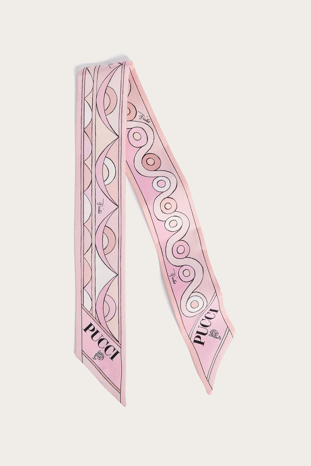 Pucci Iride Print Silk Twill Scarf