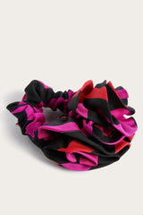 Pucci Silk Hair Tie with Rose Detail