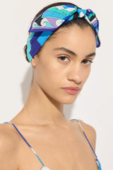 Pucci Cotton Headband with Bow
