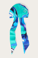 Pucci Orchidee Print Silk Bandana Hat