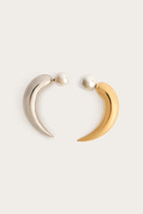 Pucci Horn Earrings with Pearl