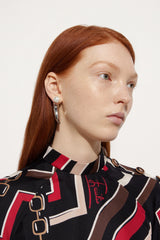 Pucci Horn Earrings with Pearl