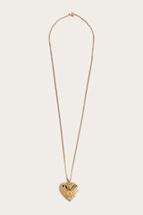 Pucci Heart Mirror Pendant Necklace