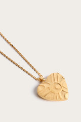 Pucci Heart Mirror Pendant Necklace