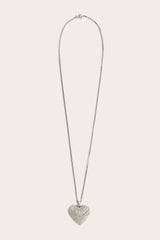 Pucci Heart Mirror Pendant Necklace