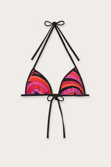 Pucci Iride Print Triangle Bikini Top