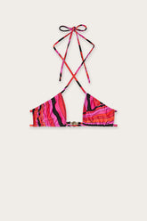 Pucci Iride Print Bikini Top