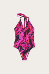 Pucci Orchidee Print Swimsuit