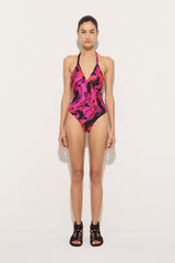 Pucci Orchidee Print Swimsuit