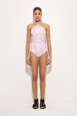 Pucci Occhi Print Cross-Back Swimsuit