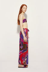 Pucci Orchidee Print Pareo Skirt