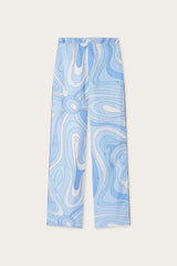 Pucci Marmo Print Silk Pants