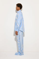 Pucci Marmo Print Silk Pants