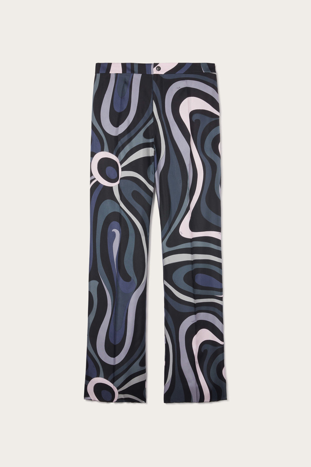 Pucci Marmo Print Silk Trousers