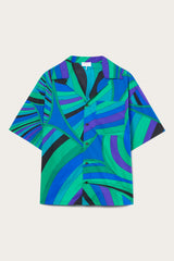 Pucci Iride Print Bowling Shirt