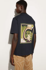 Pucci Cotton Back Printed T-Shirt