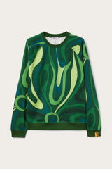 Pucci Marmo Print Fleece Sweatshirt