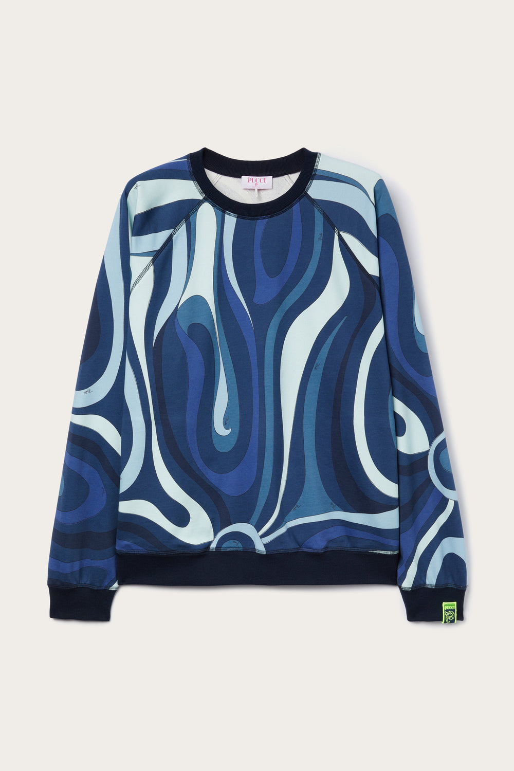 Pucci Marmo Print Fleece Sweatshirt