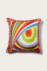 Pucci Orchidee and Iride-Print Small Silk-Twill Cushion