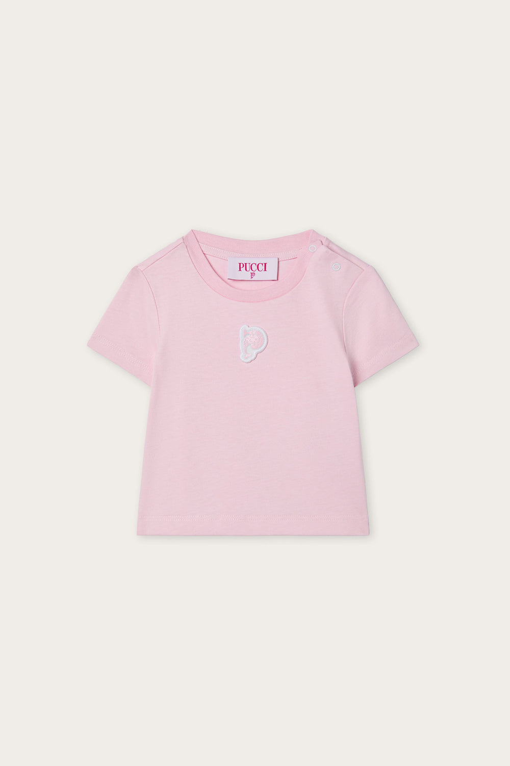 Pucci T-shirt with Embroidered Patch