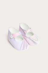 Pucci Onde Print Newborn Ballerina Flats