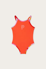 Pucci One-Piece Swimsuit with Fish Logo