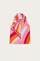 Pucci Iride Print Sleeveless Shirt