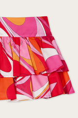 Pucci Onde Print Satin Skirt