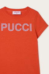 Pucci Dress with Decorated Logo