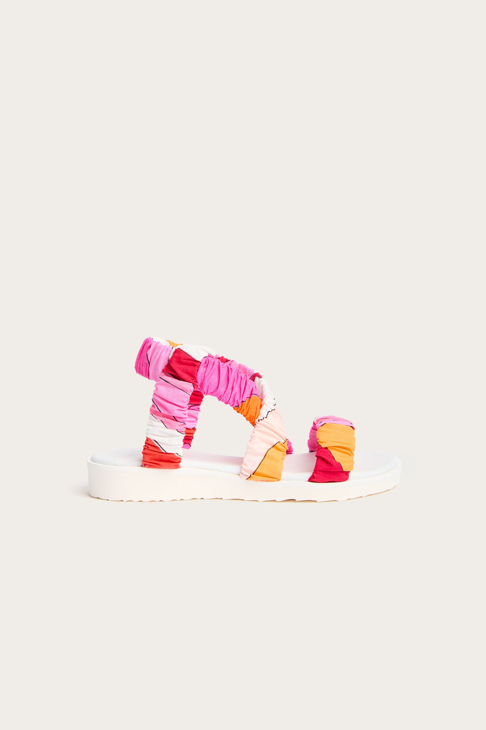 Pucci Iride Print Cross-Strap Sandals