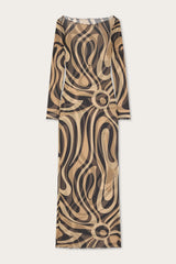 Pucci Marmo Print Tulle Dress