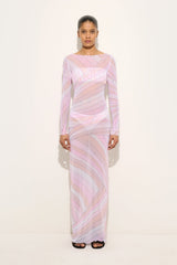 Pucci Iride Print Tulle Dress