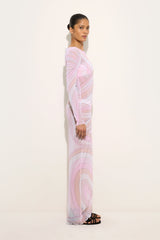 Pucci Iride Print Tulle Dress