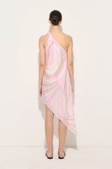 Pucci Iride Print Asymmetrical-Cut Dress