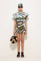 Pucci Soleil Print Panama dress