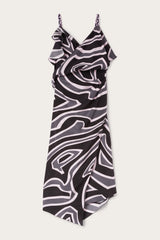 Pucci Labirinto Print Asymmetrical Dress