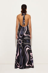 Pucci Marmo Print Silk Twill Jumpsuit