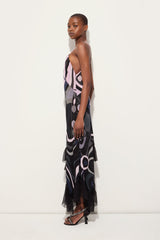 Pucci Iride Print V-neck Dress