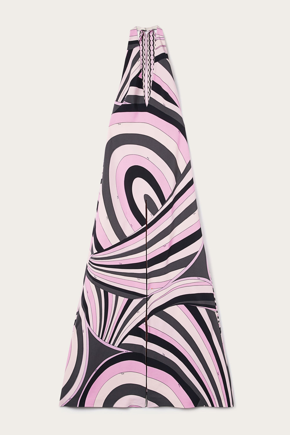 Pucci Iride Print Long V-Neck Dress