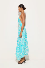 Pucci Labirinto Print Silk Twill Dress
