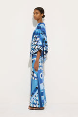 Pucci Vivara Print Dress with Silk Shawl