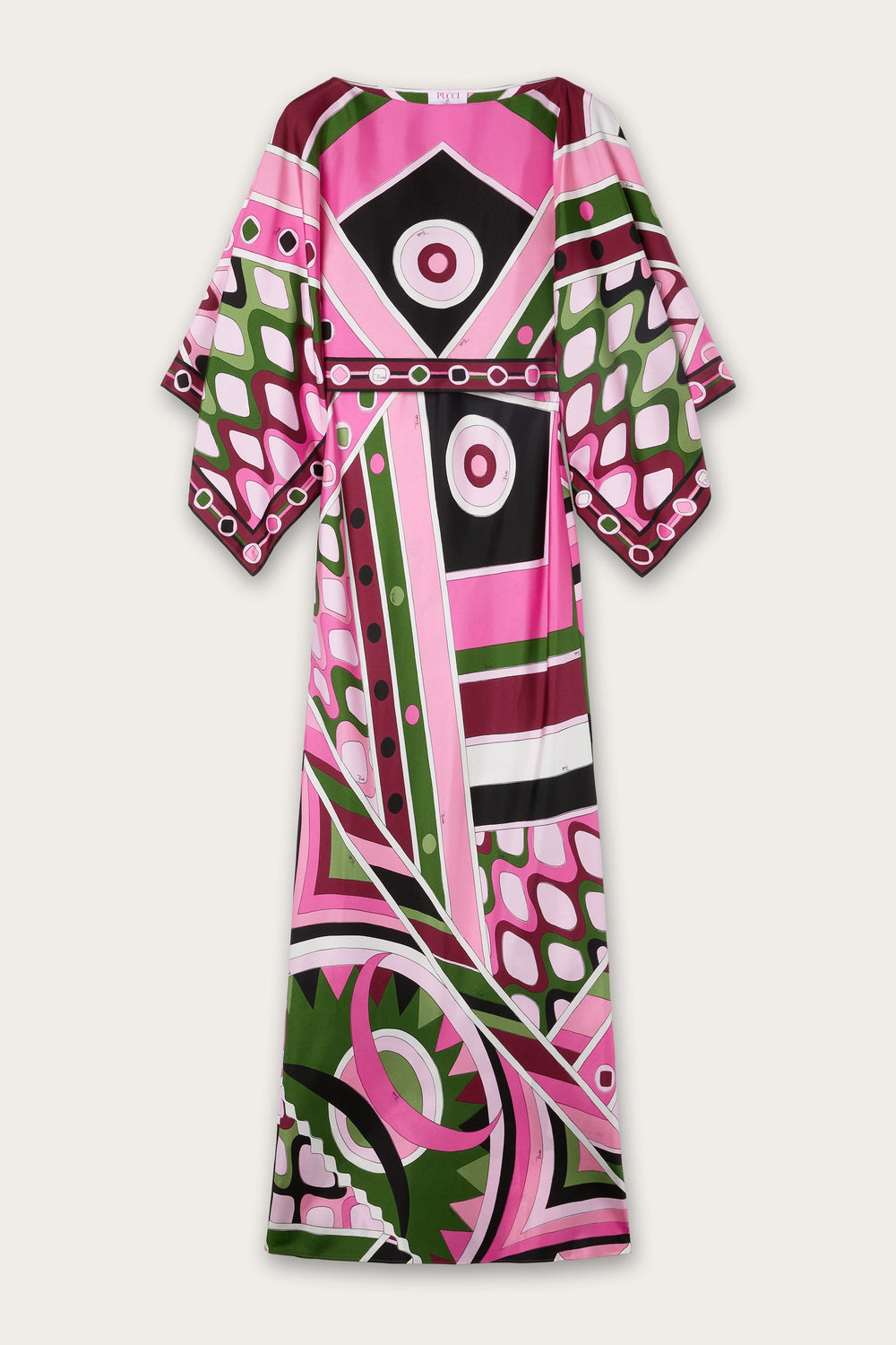 Pucci Vivara Print Dress with Cape