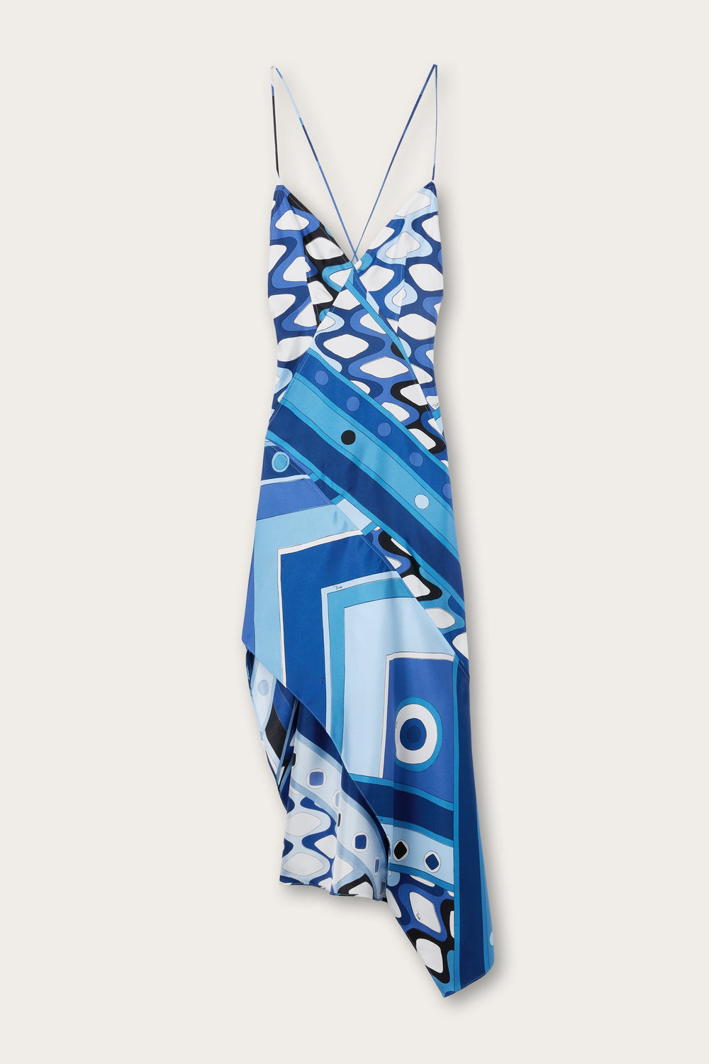 Pucci Vivara Print Long Silk Dress