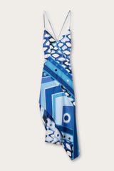 Pucci Vivara Print Long Silk Dress