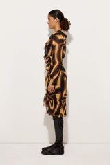 Pucci Labirinto Print Wrap Dress