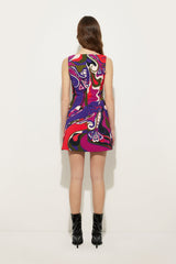 Pucci Orchidee Print Short Dress