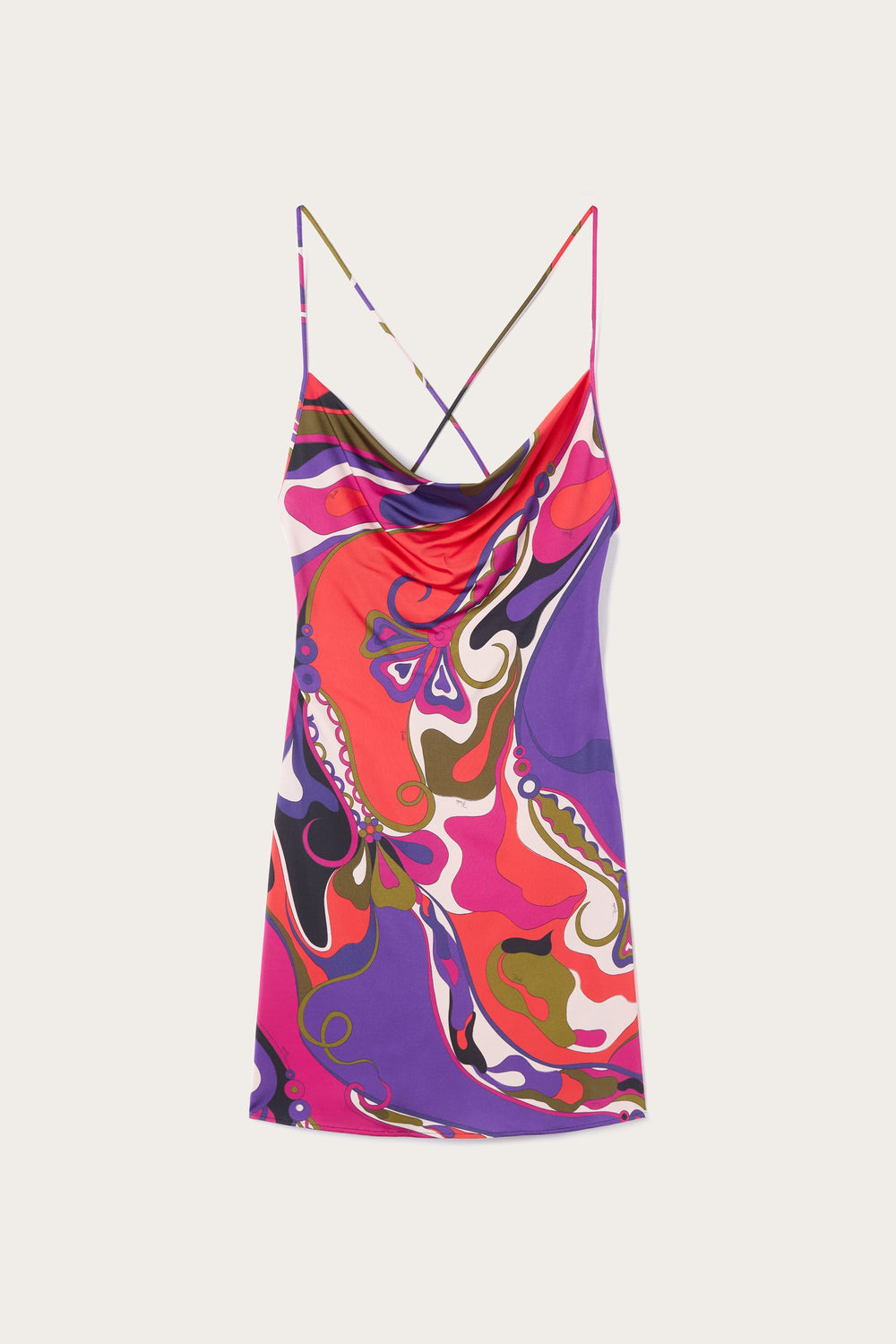 Pucci Orchidee Print Short Jersey Dress