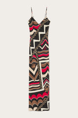 Pucci Istrice Print Long Dress